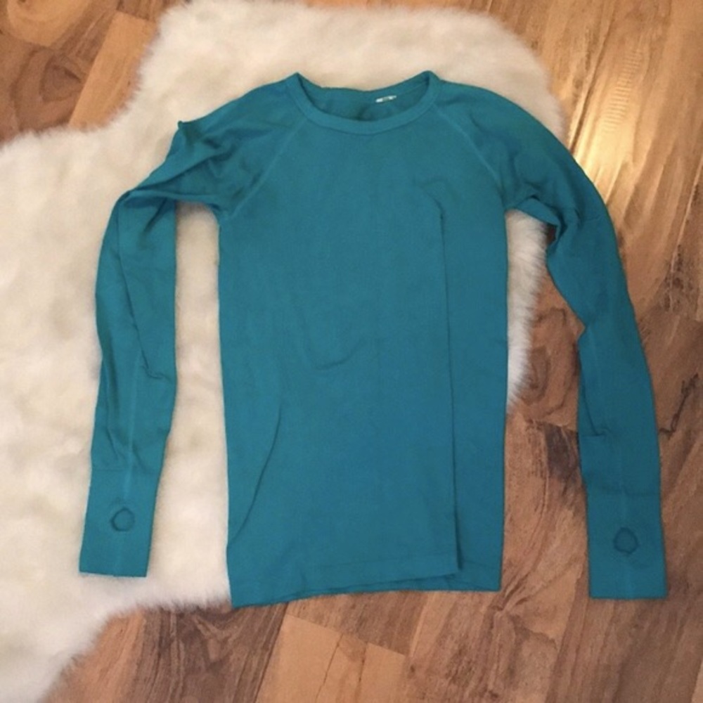Forever 21 Teal Long Sleeve Tee - Size M (EUC)
